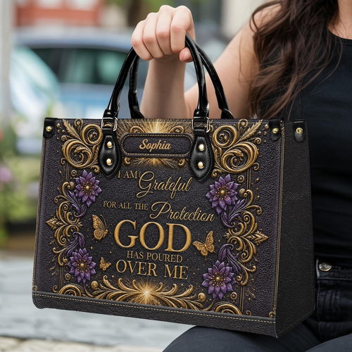 Faith Purse | Personalized Christian Leather Handbag | VSG-02