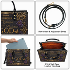 Faith Purse | Personalized Christian Leather Handbag | VSG-02