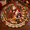 Personalized Christmas 3D | Booklovers Rug | CRUG-XMAS05
