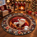 Christmas Family Round Rug | XMAX-TS04