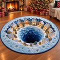 Santa Christmas Round Rug | XMAX-TS07