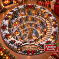 Christmas Family Round Rug | XMAX-TS02