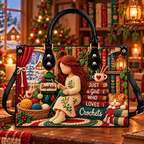 Just a Girl Who Loves Crochet | Personalized Crochet Lover Handbag for Women