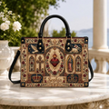 Sacred Heart of Grace | Personalized Catholic Leather Handbag for Women | handbag-christian-07