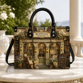 Personalized Vintage Antique Bookshop Handbag | Book Lovers & Readers | 3DH--006