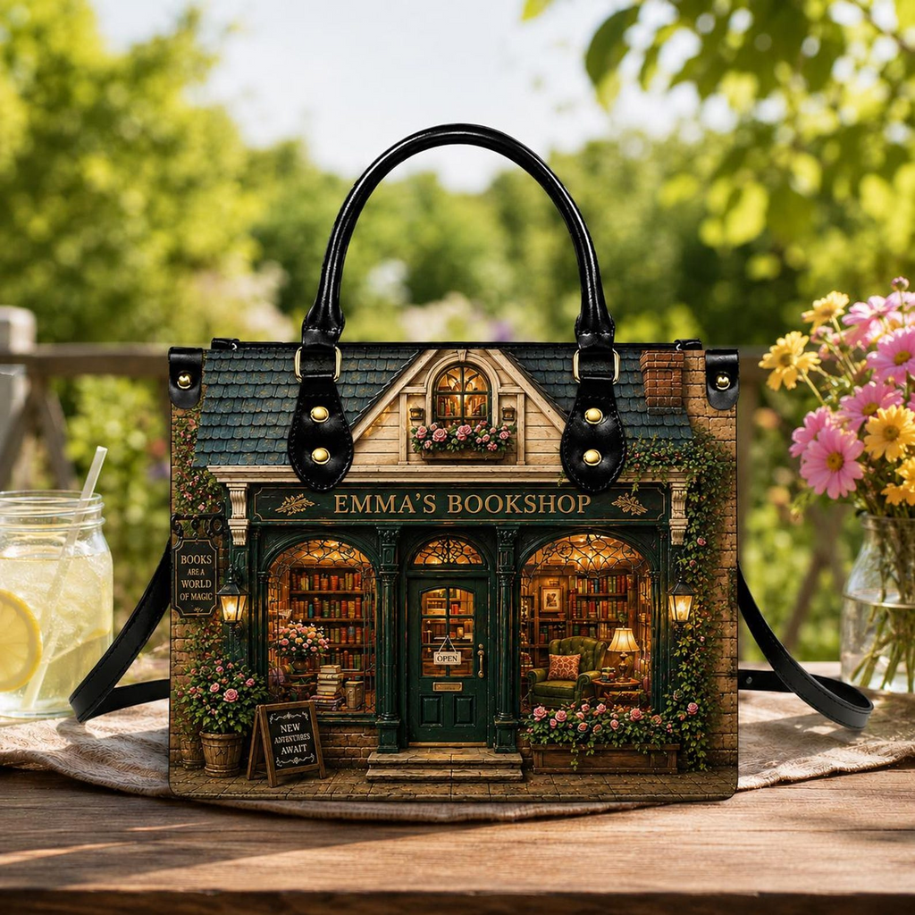 Cozy Bookshop Aesthetic | Book Lovers | Handbag-book04