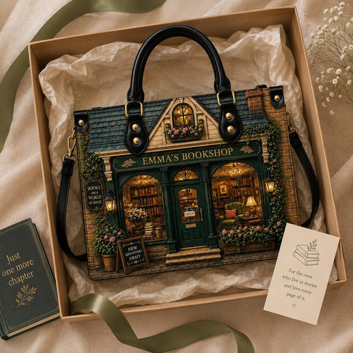 Cozy Bookshop Aesthetic | Book Lovers | Handbag-book04