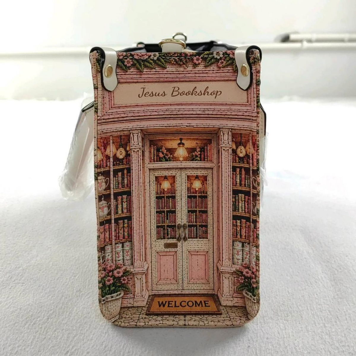 Pink Cottagecore Bookshop | Book Lovers | 3DH--003