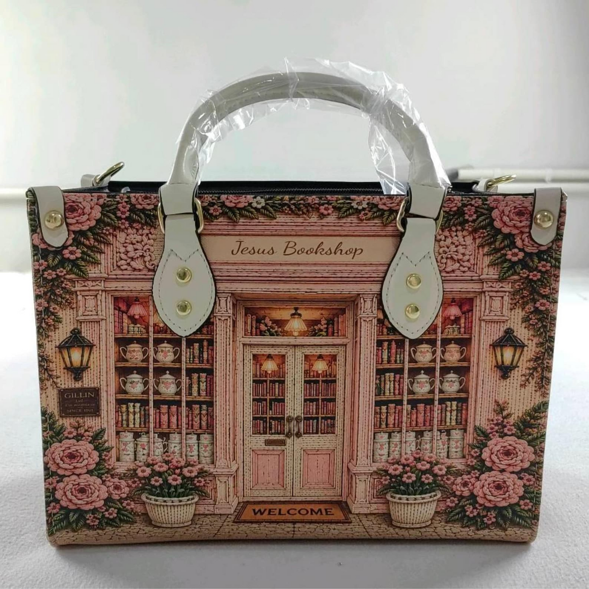 Pink Cottagecore Bookshop | Book Lovers | 3DH--003