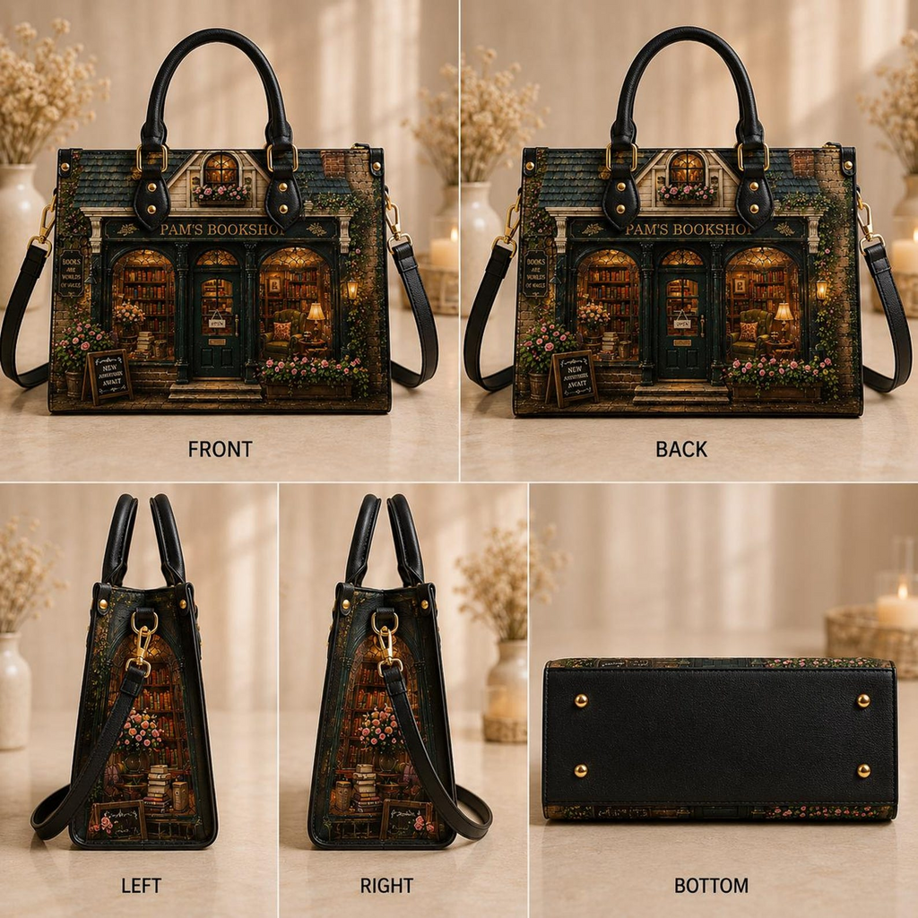 Cozy Bookshop Aesthetic | Book Lovers | Handbag-book04
