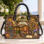 Personalized Whimsical Fairy Bookshop Handbag | Fantasy Book Lovers & Readers