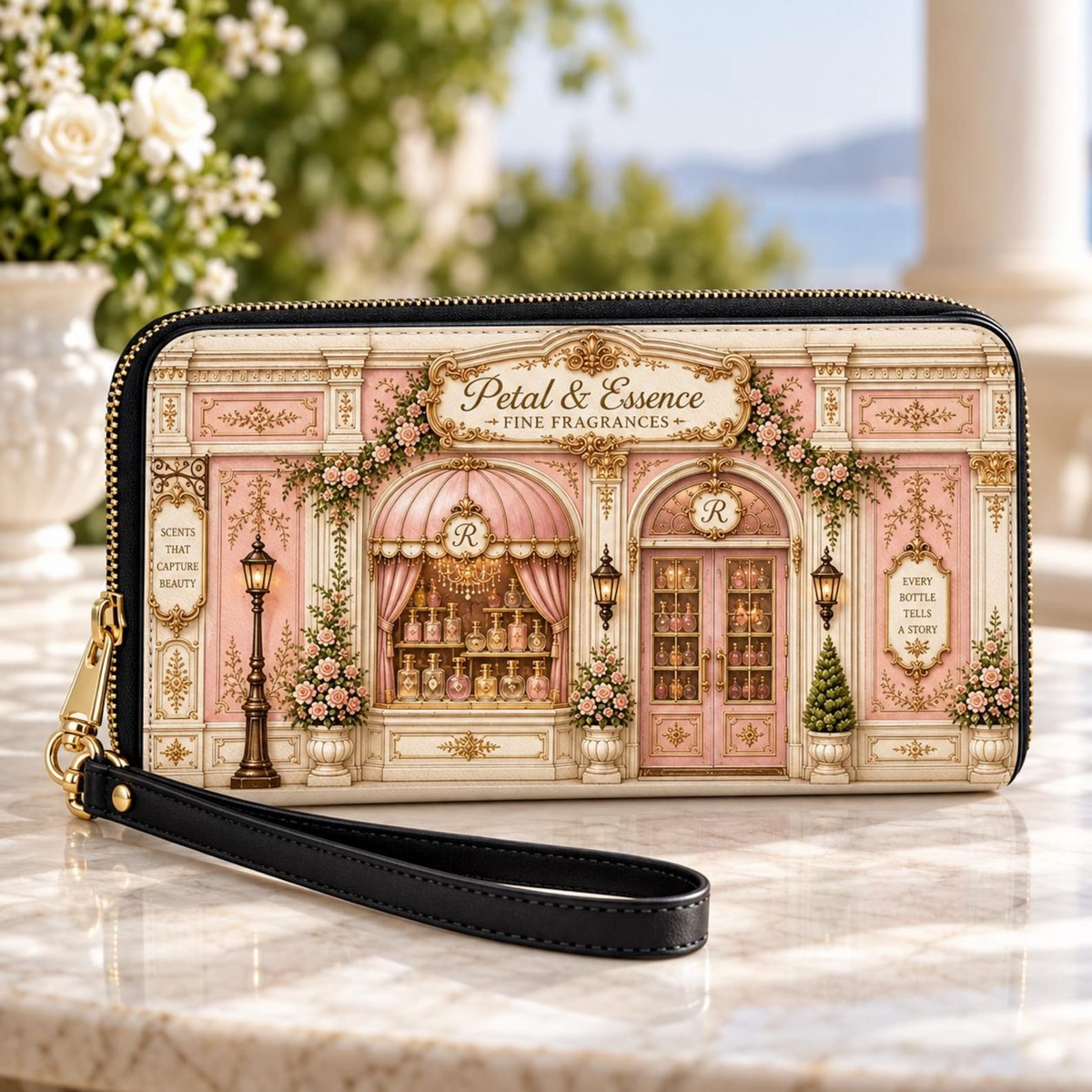 Pink Floral Perfume Boutique | Perfume Lovers | 3DH--007