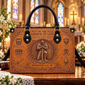 Armor of God Faith | Personalized Christian Leather Handbag for Women