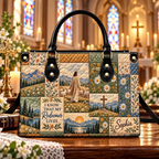 My Redeemer Lives | Personalized Christian Leather Handbag for Women