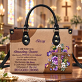 Amazing Grace | Personalized Christian Cross Leather Handbag for Women