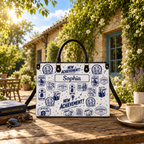 Personalized Fantasy LitRPG Leather Handbag | Fantasy Book Lovers & Readers | Handbag-WC2-Huy